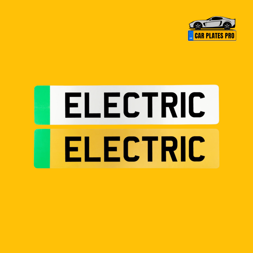 Standard Number Plate EV