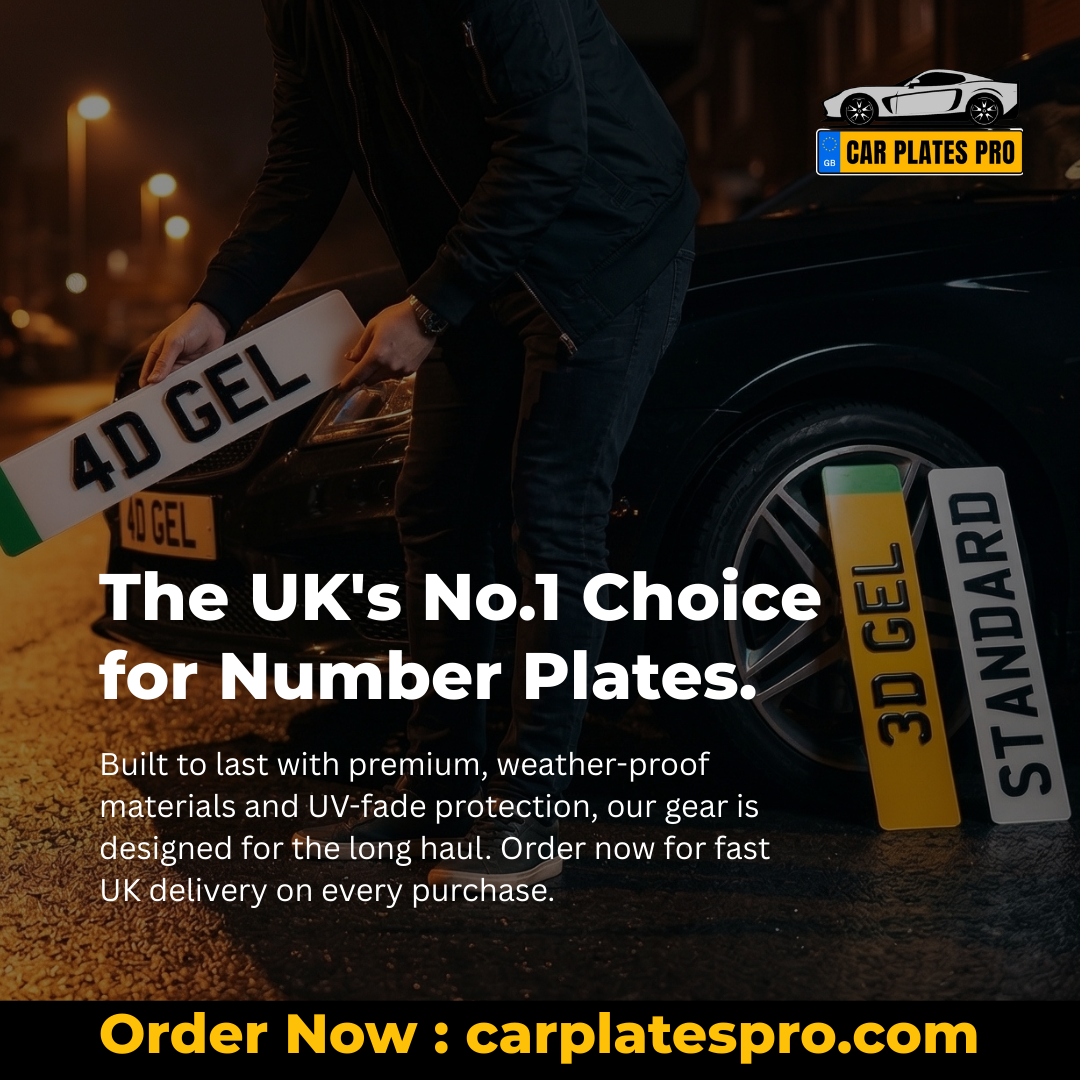 Standard Number Plates UK From £9.99 | CarPlatesPro